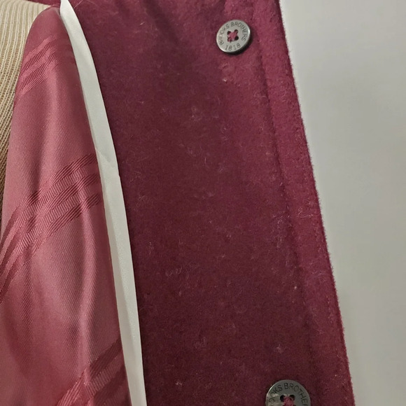 BROOKS BROTHERS NWOT wool purple coat.  Size 2 - Picture 10 of 13